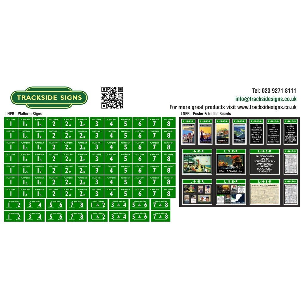 Platform Signs and Posterboards - OO Gauge | Model Railway Signs ...