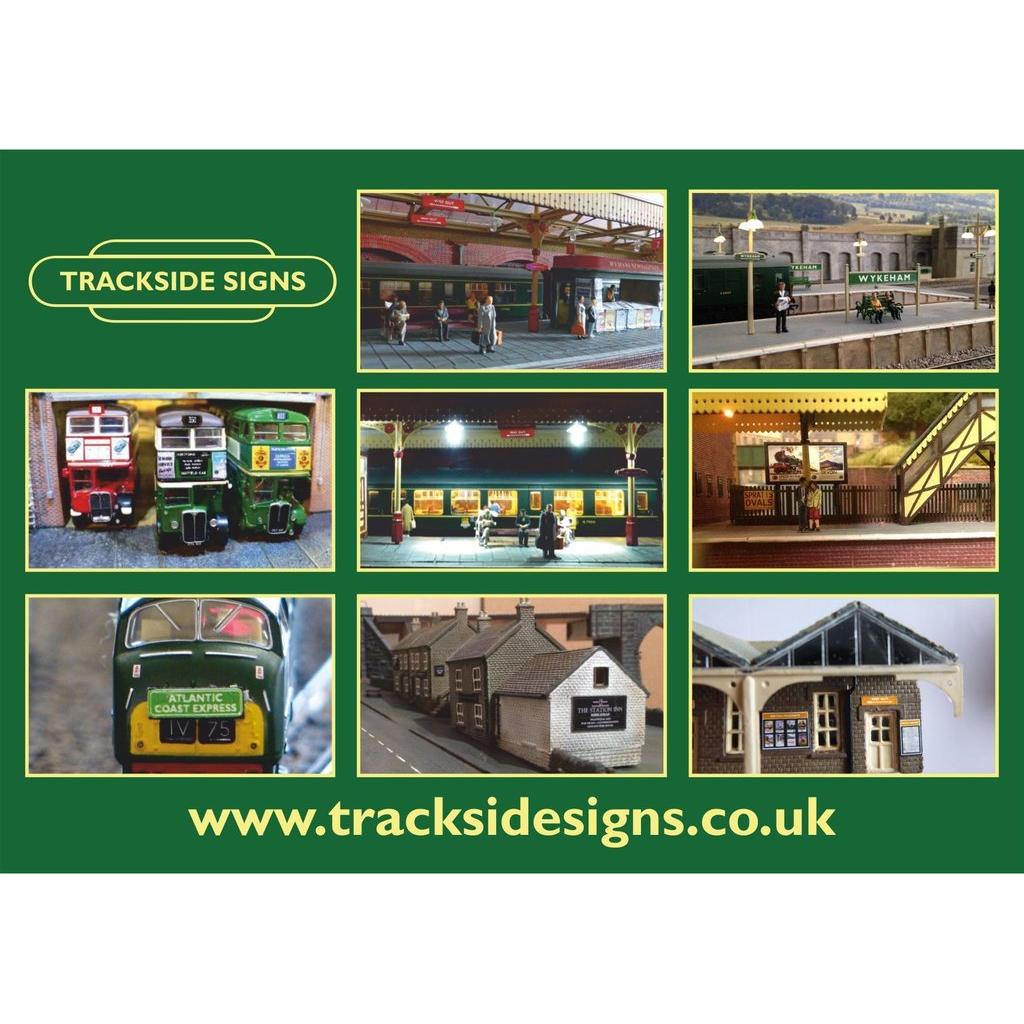Custom Signs Model Railway Signs Trackside Signs