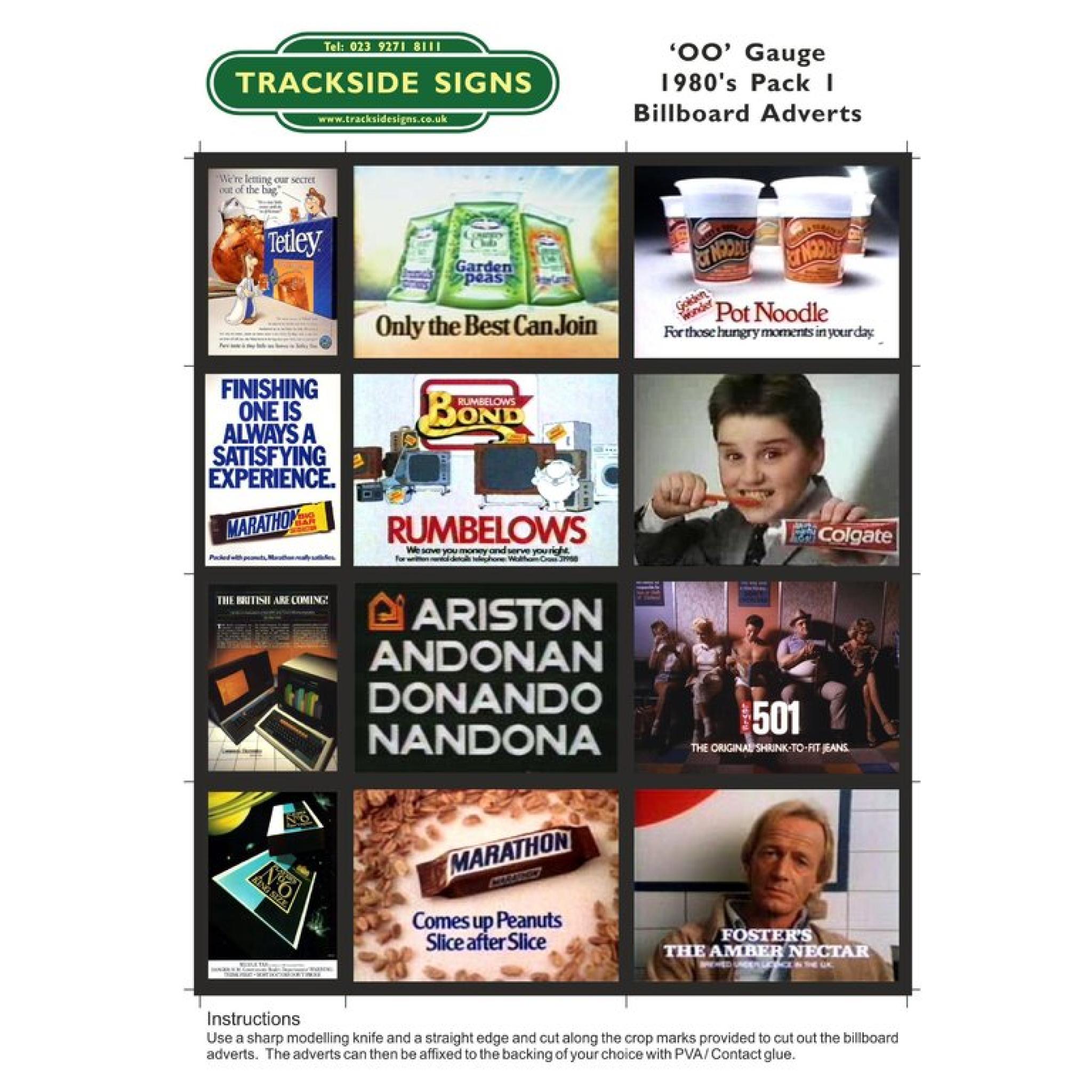 1980-s-billboard-adverts-pack-1-oo-gauge