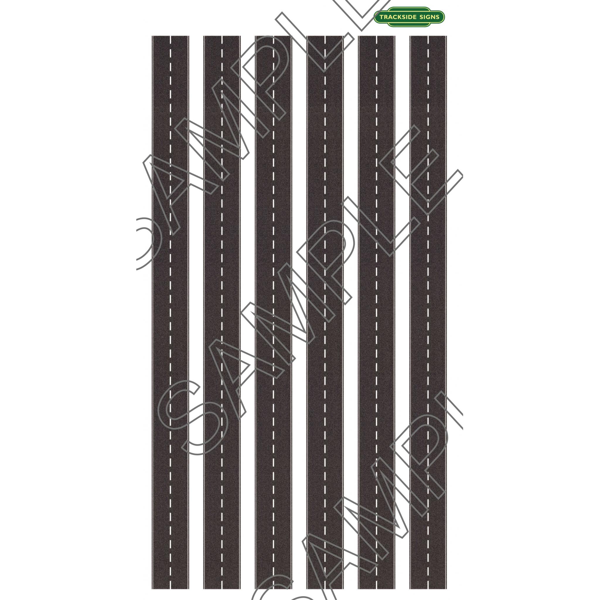Straight Road Sheet - N Gauge 2mm - 33mm wide | Model Railway Tarmac ...