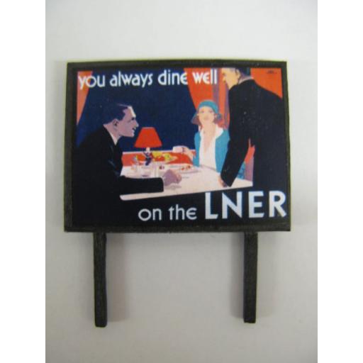 You always dine well on the LNER